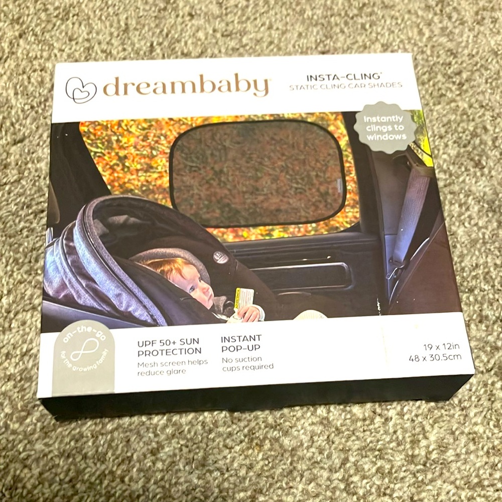 NEW DREAMBABY INSTA-CLING CAR SHADES